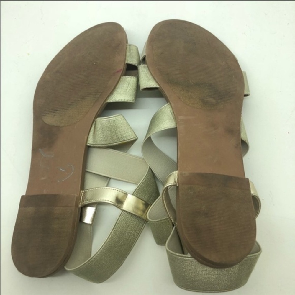 Steve Madden gold metallic quintaa flat sandals - Picture 7 of 8